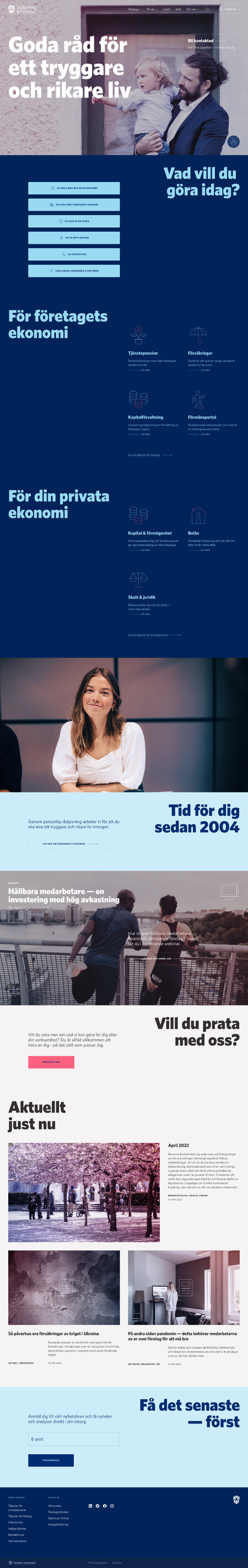 S&P Start Page